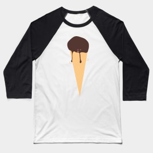 Oh No Ice Cream Baseball T-Shirt